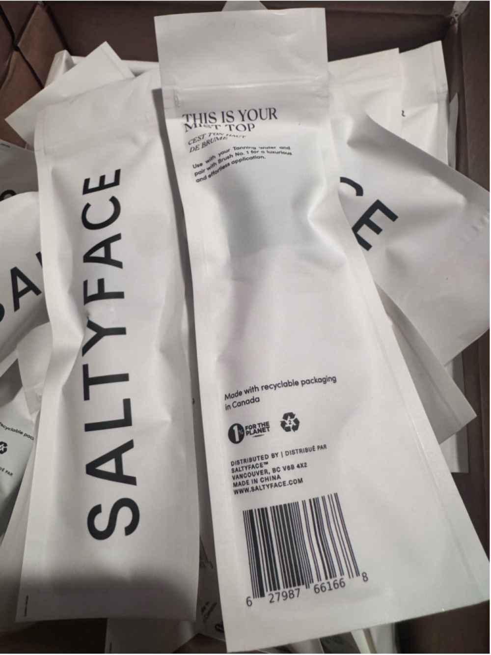 5 of the Saltyface Mist Tops - For Tanning Water Spray